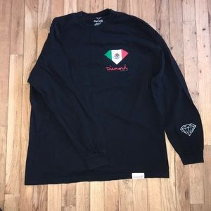 Diamond Supply Co.  Paul Rodriguez Long Sleeve Tee